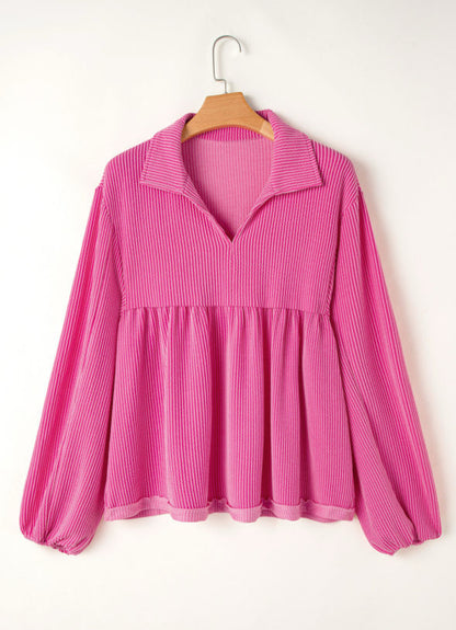 Flirty Flair Pink Top