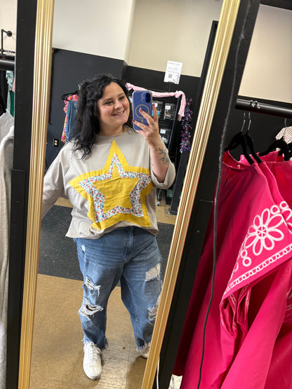 Patchwork Star Top