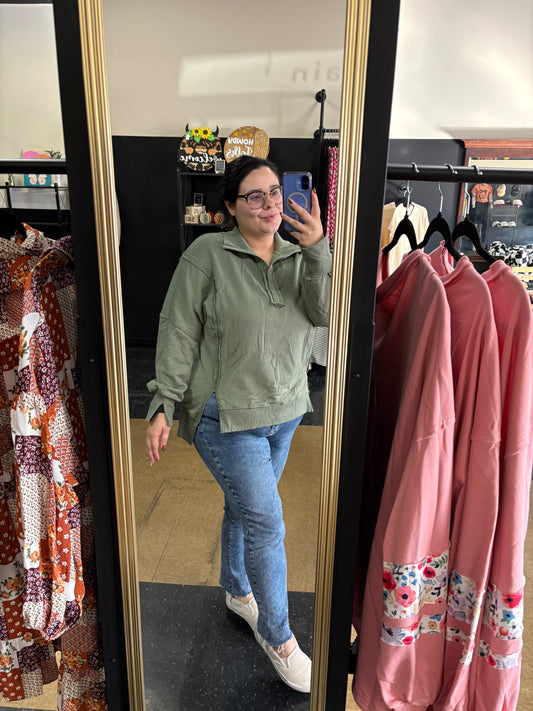 Pullover Perfection - Sage Green