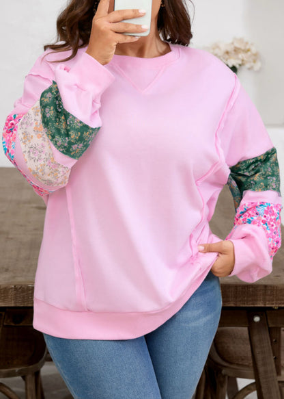 Pink Patches Pullover