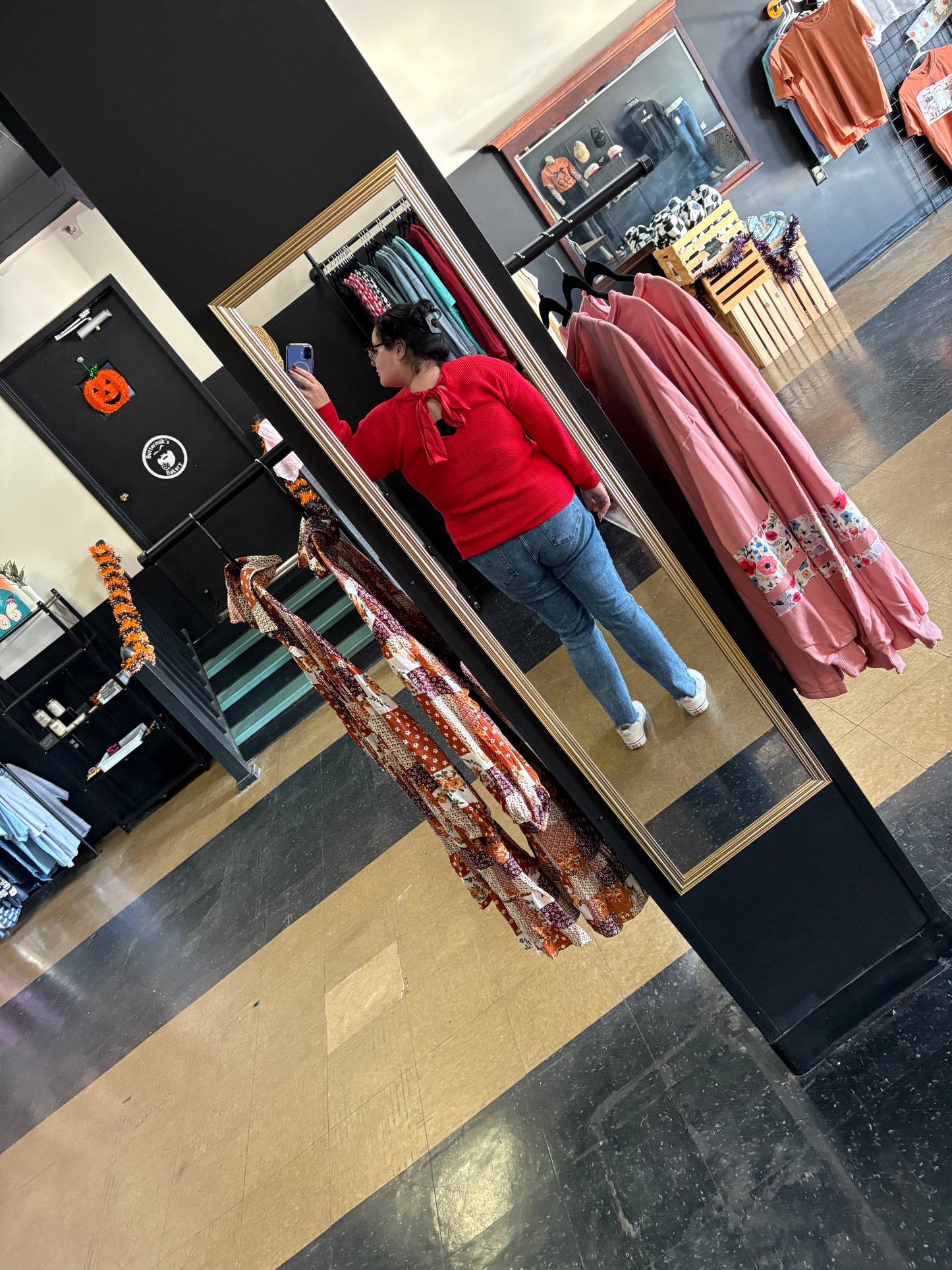 The Perfect Gift - Red Bow Back Sweater