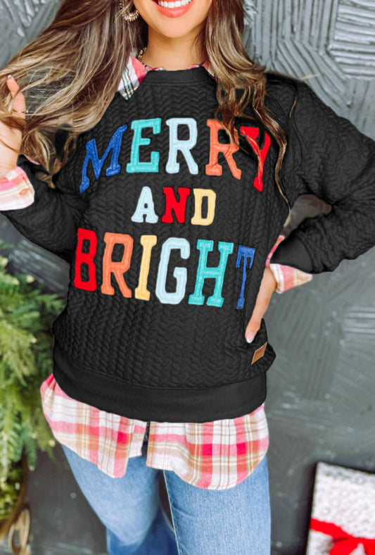 Merey and Bright Pullover(black)- Pre Order