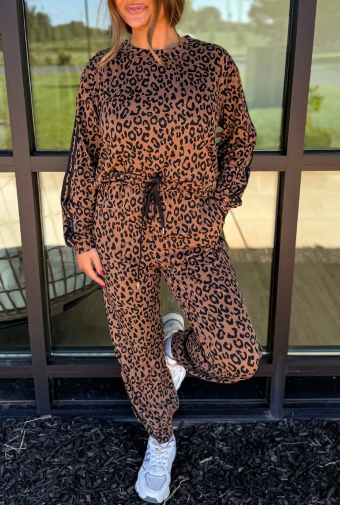 Wild Warmth - Leopard Jogger Set