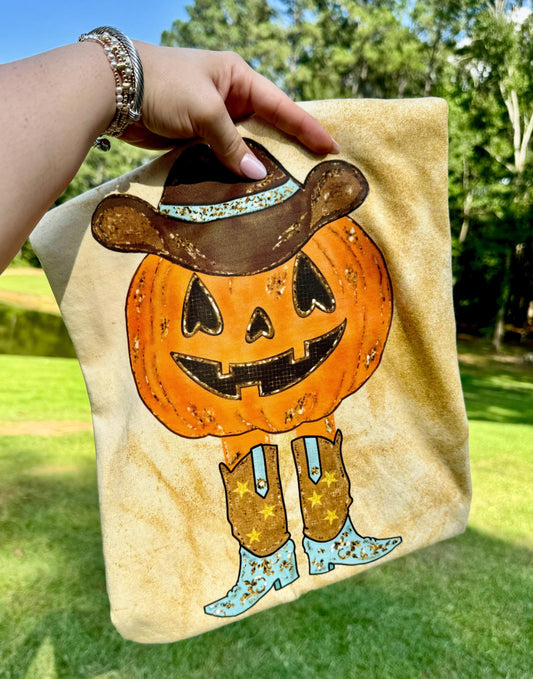 Cowboy Pumpkin