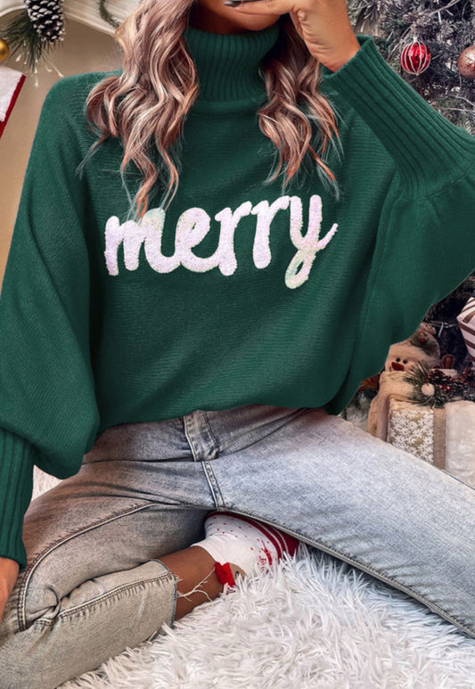 Most Merry Cowl Neck Sweater
