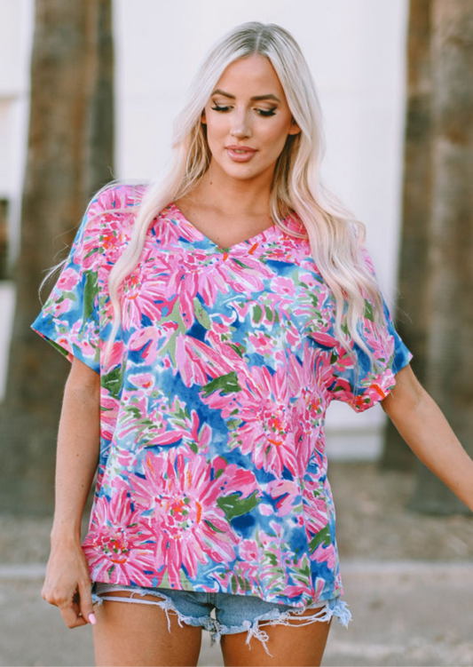 Tropical Floral Tee
