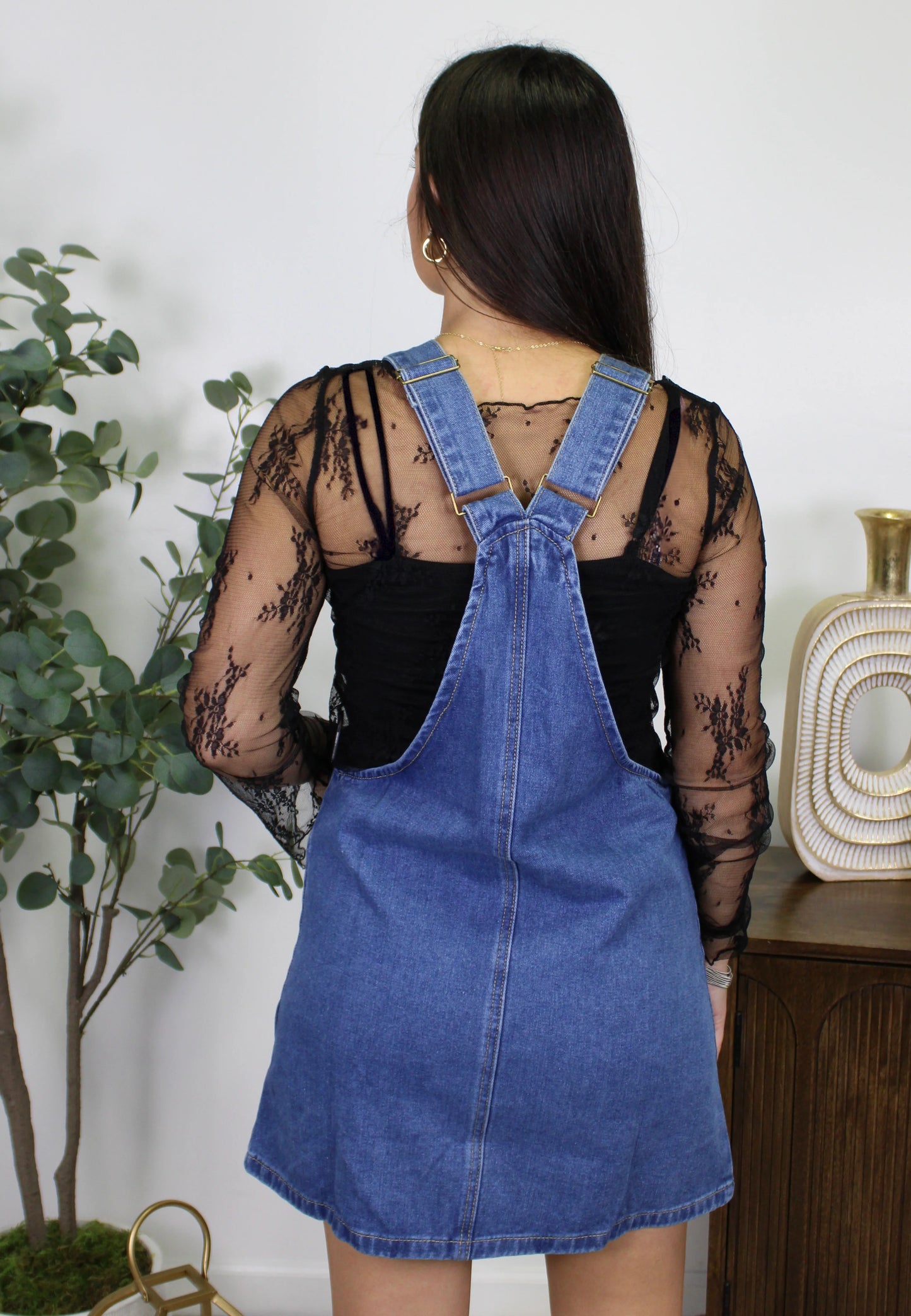 Denim Jumper Dress