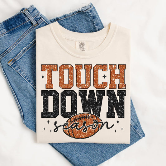 Touchdown Season Faux Glitter