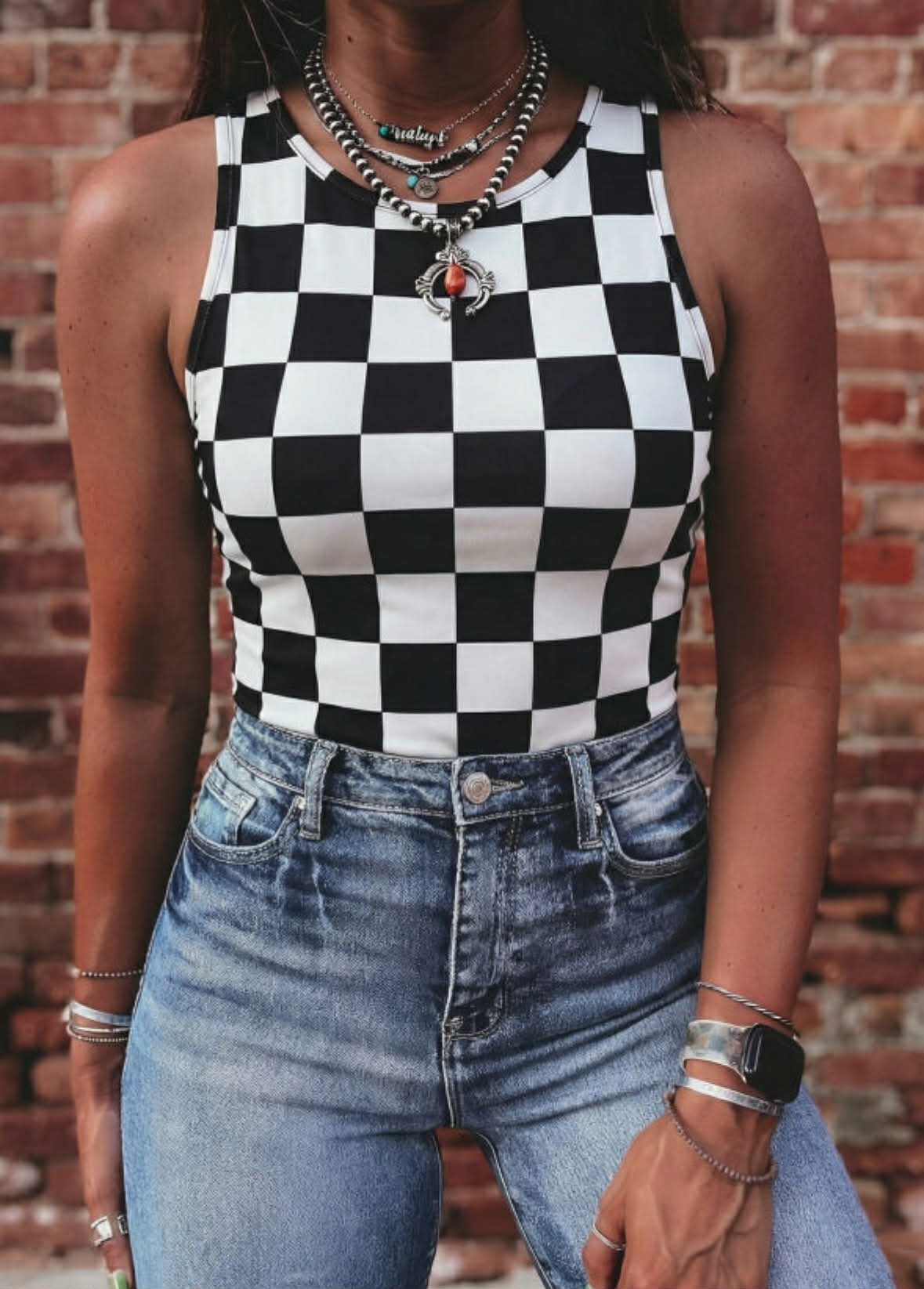 Race Day - Checkered Tank