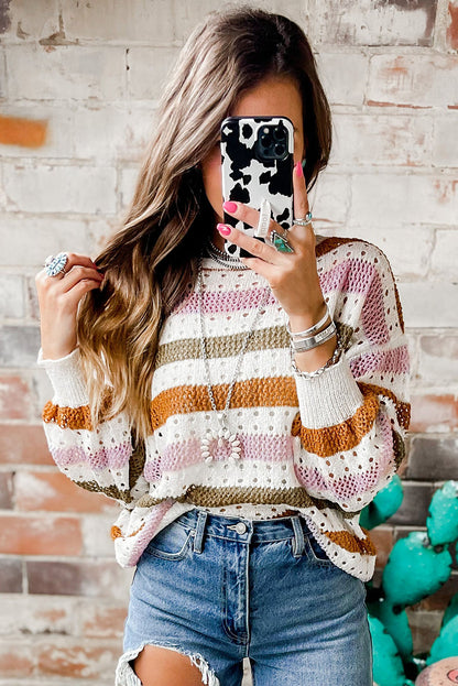 Stripe Knit Sweater